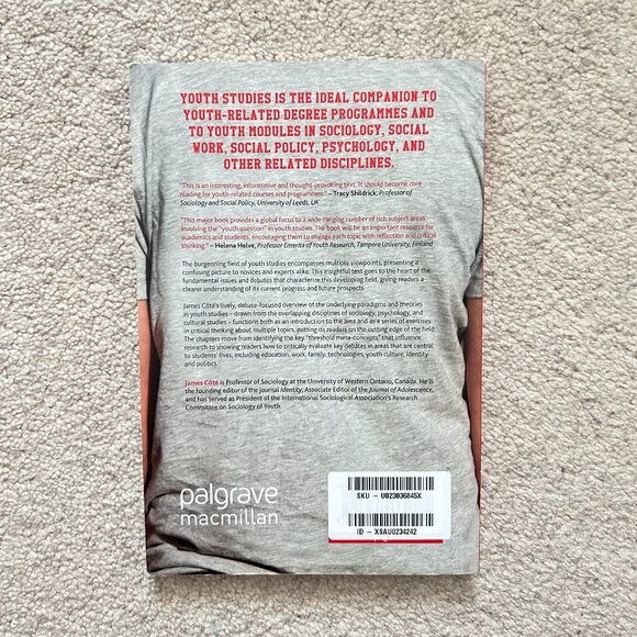 Youth Studies: Fundamental Issues and Debates Book - Picture 2 of 2